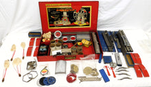 Load image into Gallery viewer, Gilbert ERECTOR set 9 1/2 Automotive Set w/ Parachute Jump 1949 w/motor Red case