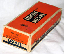 Load image into Gallery viewer, Lionel 4357 SP Caboose for the ELECTRONIC CONTROL Set BOXED CLEAN AS YOU'LL FIND