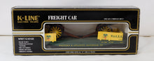 Load image into Gallery viewer, K-Line K661-8011 W&A Classic Flat Car w/2 diecast Cannons W.&.A.R.R. Boxed 19th Century BOXED