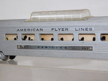 Load image into Gallery viewer, American Flyer 962 Hamilton vista dome Silver no stripe passenger car Postwar S