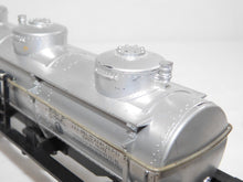 Load image into Gallery viewer, Lionel 6415 Sunoco 3 Dome Tank Car 1953-55 6600 gal diecast trucks EARLIEST version