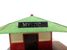 Load image into Gallery viewer, American Flyer 612 O Mystic Station w/ Operating Crane BROWN platform 1940s O/S