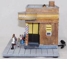 Load image into Gallery viewer, Menards 279-8488 Halls of Handsome BarberShop O gauge lighted + 6 figures barber