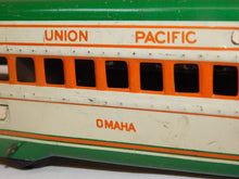 Load image into Gallery viewer, Marx M10005 Union Pacific passenger Set Green Cream Streamline UP windUp +USRPO