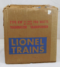 Load image into Gallery viewer, Lionel KW transformer 190 watts BOXED + instructions Run 2 trains Whistle & Direction Control Serviced New Cord