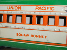 Load image into Gallery viewer, Marx M10005 Union Pacific passenger Set Green Cream Streamline UP windUp +USRPO