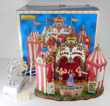 Load image into Gallery viewer, LEMAX 64492 Carnival Side Shows Circus Performers Animated Sound Light 2006 WRX