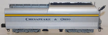 Load image into Gallery viewer, Lionel 6-18043 C&O Chessie Semi-Scale Hudson Streamlined Steam Locomotive 4-6-4