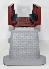 Load image into Gallery viewer, MTH Trains O Gauge RealTrax RUST Girder Bridge #1 w/ piers 10" long three rail