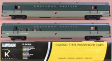 Load image into Gallery viewer, K-Line K-4650C Northern Pacific 21" Aluminum Passenger 2 car addOn SEALED & SCARCE