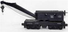 Load image into Gallery viewer, Lionel 2460 Black Bucyrus Erie Crane 2 line version Operates Works 1949-50 12whl