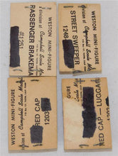Load image into Gallery viewer, Campbell Weston Figures HO 1/87 Red Cap RC w/ luggage St Sweeper Passenger Brakeman