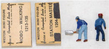 Load image into Gallery viewer, Campbell Weston Figures HO Scale 1/87 Hobo Station Master Fireman Red Cap Vintge