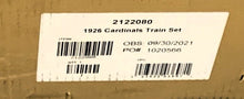 Load image into Gallery viewer, Lionel 6-2122080 1926 Cardinals Train Set C-10 New Legacy NYC Passenger Catholic Pope