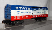 Load image into Gallery viewer, CLEANEST American Flyer 982 Bangor & Aroostoock State of Maine Boxcar BAR w/nibs