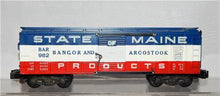 Load image into Gallery viewer, CLEANEST American Flyer 982 Bangor & Aroostoock State of Maine Boxcar BAR w/nibs