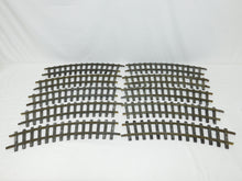 Load image into Gallery viewer, Aristocraft 10 sections Curved Track Brass Rail G Gauge 600mm Radius 4' curves