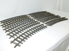 Load image into Gallery viewer, Aristocraft 10 sections Curved Track Brass Rail G Gauge 600mm Radius 4' curves