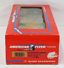 Load image into Gallery viewer, American Flyer 6-48513 CSX Depressed Center Flat Car W/ Yellow Generator S scale