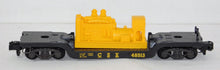 Load image into Gallery viewer, American Flyer 6-48513 CSX Depressed Center Flat Car W/ Yellow Generator S scale