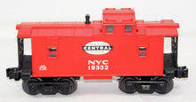 Load image into Gallery viewer, Lionel Trains 6-26574 New York Central Railroad lighted red caboose O/027 NYC