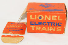 Load image into Gallery viewer, Lionel 260 Red Bumper Lighted Die Cast BOXED Works Lighted 1950s USA O C8 1950s
