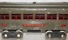 Load image into Gallery viewer, Lionel 341 Standard Gauge Passenger car Observation Gray/Maroon Lionel Lines 12"