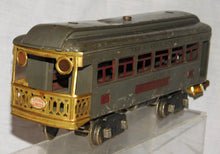 Load image into Gallery viewer, Lionel 341 Standard Gauge Passenger car Observation Gray/Maroon Lionel Lines 12"