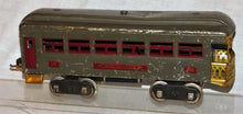 Load image into Gallery viewer, Lionel 341 Standard Gauge Passenger car Observation Gray/Maroon Lionel Lines 12"