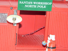 Load image into Gallery viewer, Santa's North Pole Workshop Lights & Smokes G Gauge USA Trains diorama Christmas