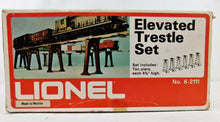 Load image into Gallery viewer, Lionel Trains 111 Elevated Trestle Set 10 pieces + connectors Vintage