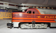 Load image into Gallery viewer, American Flyer Silver Flash Passenger Set K5469WT PA diesels 477 478 Chestnut stripes