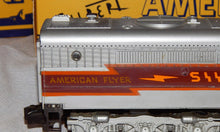 Load image into Gallery viewer, American Flyer Silver Flash Passenger Set K5469WT PA diesels 477 478 Chestnut stripes