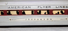 Load image into Gallery viewer, American Flyer Silver Flash Passenger Set K5469WT PA diesels 477 478 Chestnut stripes