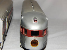 Load image into Gallery viewer, American Flyer Silver Flash Passenger Set K5469WT PA diesels 477 478 Chestnut stripes