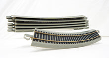 Load image into Gallery viewer, Bachmann 44501 EZ-Track 6 pcs 18" curved Nickel Silver gray roadbed HO C10 44580