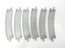 Load image into Gallery viewer, Bachmann 44501 EZ-Track 6 pcs 18" curved Nickel Silver gray roadbed HO C10 44580