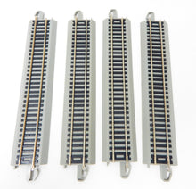 Load image into Gallery viewer, Bachmann 44511 EZ-Track 4 pcs 9" straight Nickel Silver gray roadbed HO bulk new