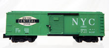 Load image into Gallery viewer, American Flyer 24065 NYC Green Painted Boxcar Pikemaster couplers New York Central