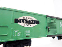 Load image into Gallery viewer, American Flyer 24065 NYC Green Painted Boxcar Pikemaster couplers New York Central