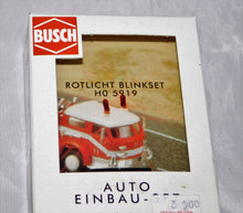 Load image into Gallery viewer, Busch 5919 Blinker Set 2 alt red HO Scale Model Lighting Rotlicht Blinkset C10