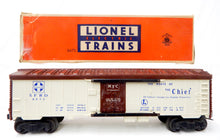 Load image into Gallery viewer, BOXED Lionel Train 6672 Santa Fe SFRD Refrigerator Car blue letters 1954 Postwar