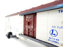 Load image into Gallery viewer, BOXED Lionel Train 6672 Santa Fe SFRD Refrigerator Car blue letters 1954 Postwar