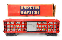 Load image into Gallery viewer, Lionel 6434 Operating Poultry Dispatch Car RED PAINTED version 58-59 lighted BOX