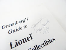 Load image into Gallery viewer, Greenberg Guide to Lionel Paper and Other Collectibles Paperback Signed by Author