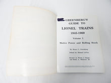Load image into Gallery viewer, Greenberg's Guide to Lionel Trains 1945-1969: Motive Power and Rolling Stock LN
