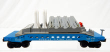 Load image into Gallery viewer, Lionel Trains Postwar 6544 Missile Firing Trail Car Military army Blue 8 missles
