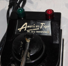 Load image into Gallery viewer, Vintage 1953 American Flyer 15B 110 watt transformer Deadman Handle AC Serviced