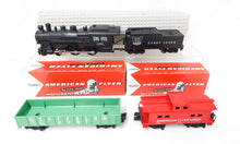 Load image into Gallery viewer, Clean 1964 American Flyer 20062 Gilbert Train Set Uncataloged S gauge Buffalo Hunt