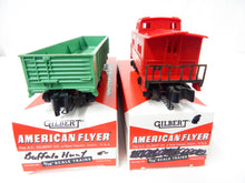 Load image into Gallery viewer, Clean 1964 American Flyer 20062 Gilbert Train Set Uncataloged S gauge Buffalo Hunt